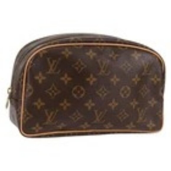LOUIS VUITTON Monogram Trousse Toilette 25 Clutch Bag M47527 LV Auth 137320V - Picture 1 of 16